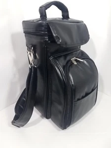 Wine Bottle Carrier Holder Padded leather bag Shoulder Strap Legacy Picnic Time  - Picture 1 of 11