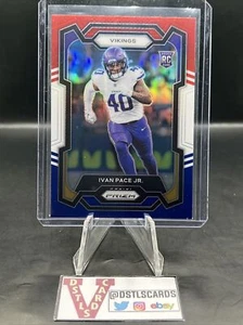 2023 Panini Prizm - IVAN PACE JR ROOKIE RED WHITE & BLUE PRIZM #366 - Picture 1 of 3