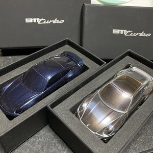Porsche Paperweight 2pcs set Novlety Limited 911 Turbo Paperweight MINT - Picture 1 of 1