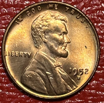 1952 D/S Lincoln Wheat Cent FS-511 OMM Cherry Picker Variety D Over S Mintmark - Image 1 of 4