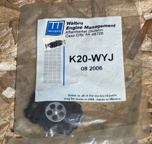 GENUINE OEM WALBRO PART # K20-WYJ REPAIR KIT FOR WALBRO CARBURETORS - Picture 1 of 2