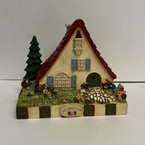 MARY ENGELBREIT 1997 Coin Bank Home Sweet Home Heavy Resin House Cottage - Bild 1 von 13