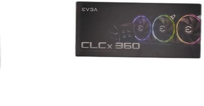 EVGA CLCx 360mm All-In-One LCD CPU Liquid Cooler, 3x 120mm PWM ARGB Fans, Intel, - Image 1 of 4