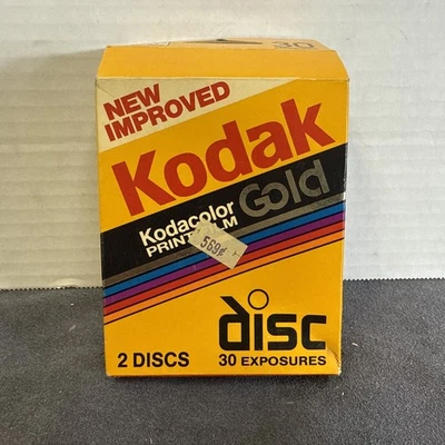 Kodak Kodacolor Gold Disc Film - 30 Exposures , 2 DISCS EXPIRED  5/93 - Image 1 of 4