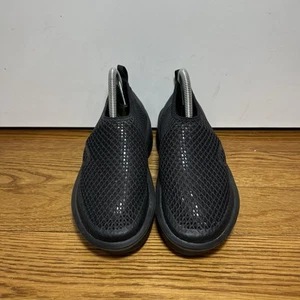 OOFOS OOmega Chukka Shoes Womens 7 Black Sneakers Platform Slip On Breathable - Picture 1 of 11