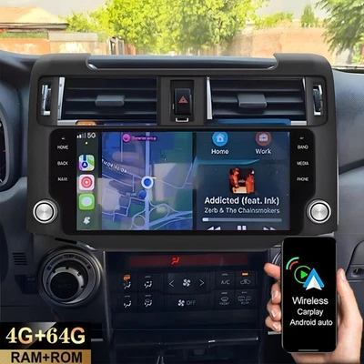 FOR Toyota 4Runner 2010-2019 Android 13 CARPLAY CAR GPS STEREO RADIO GPS +CAMERA — 第 1/4 张图片