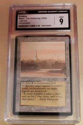 Mtg KARAKAS CGC 9 Legends -Argo- - Image 1 of 2