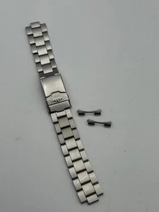 fortis 24h 596.10.148 20mm bracciale bracelet steel - Imagen 1 de 11