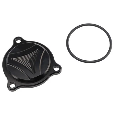 Engine Oil Filter Cover Black For Suzuki LTZ400 LTR450 DRZ400/400E/400S/400SM Foto 1 de 4