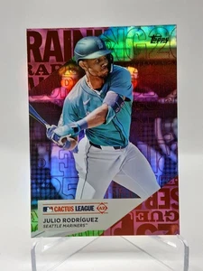 2025 Topps TG-5 Julio Rodríguez Pink Foil Cactus League MLB Baseball Seattle - Picture 1 of 2