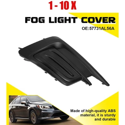 Cubierta de borde de luz antiniebla izquierda 1-10X negra bisel tapa ABS apta para Subaru Legacy 2018-2019 Foto 1 de 4