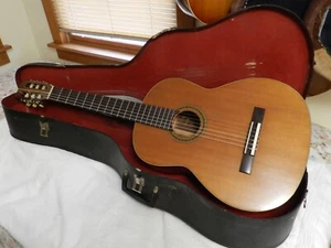 Classical Acoustic Guitar Recent Model No Label Mahogany Neck and Red Cedar Top - Picture 1 of 22