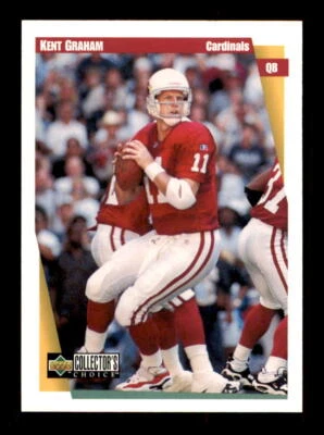 1997 Football Upper Deck Kent Graham Arizona Cardinals #130 - Image 1 of 2