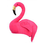 Adult Pink Flamingo Hat Tropical Animal Bird Theme Beach Party Costume Accessory