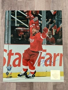 Dan Daniel Cleary Signed 8x10 Photo File COA Red Wings 08 Stanley Cup G1 SHG SC - Picture 1 of 1