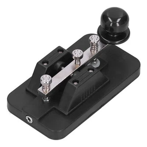 Morse Code Key Telegraph Tapper Manual CW Practice Tool With Buzzer For Beginner - Picture 1 of 22
