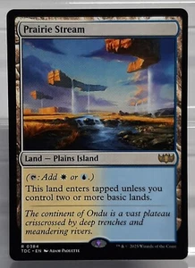 Magic - Prairie Stream - Rare/Land - Commander: Tarkir Dragonstorm - EN/NM - Bild 1 von 2