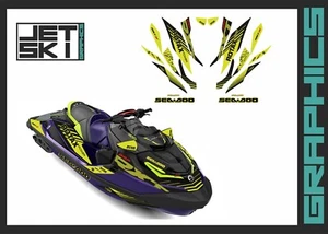 SEADOO RXT 300 para 2021 Calcomanías Pegatinas Set Kit Gráficos Vinilo Envoltura Embarcación - Imagen 1 de 2