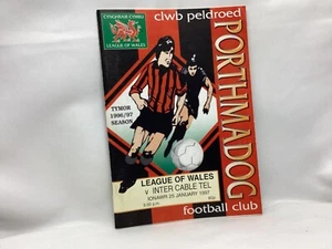 Porthmadog v Inter Cable Tel League of Wales enero 1997 - Imagen 1 de 1