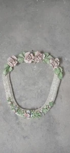 Cornice Specchio In Ceramica Di Capodimonte - Foto 1 di 2