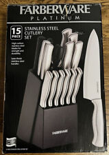 Farberware Knife Set, 15-Piece Stainless Steel Knife Block Set - Black –  Môdern Space Gallery