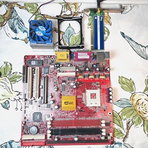 Placa madre Legacy E206922 PS-1 Intel Pentium 3 Socket 370 con ventilador + adaptador PCI - Imagen 1 de 24