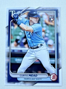 ⭐🦄 2024 Bowman - Curtis Mead #28 (RC)--B - Imagen 1 de 2