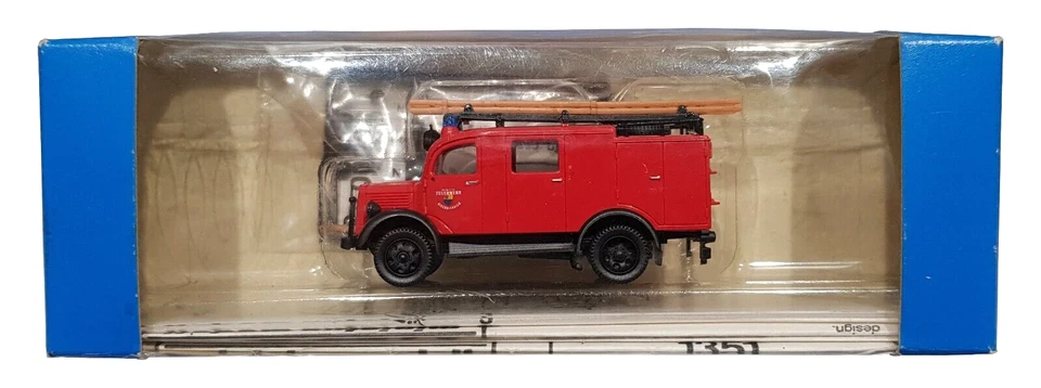 1:87 Scale ROCO HO 1351 Mercedes Benz L1500S LF8 Fire Appliance - FEUERWEHR - Image 1 of 1