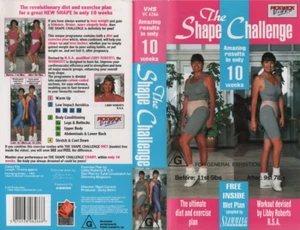 THE SHAPE CHALLENGE - 10 semanas - VHS - PAL - NUEVO - Nunca jugado - Lanzamiento original Oz - Imagen 1 de 2