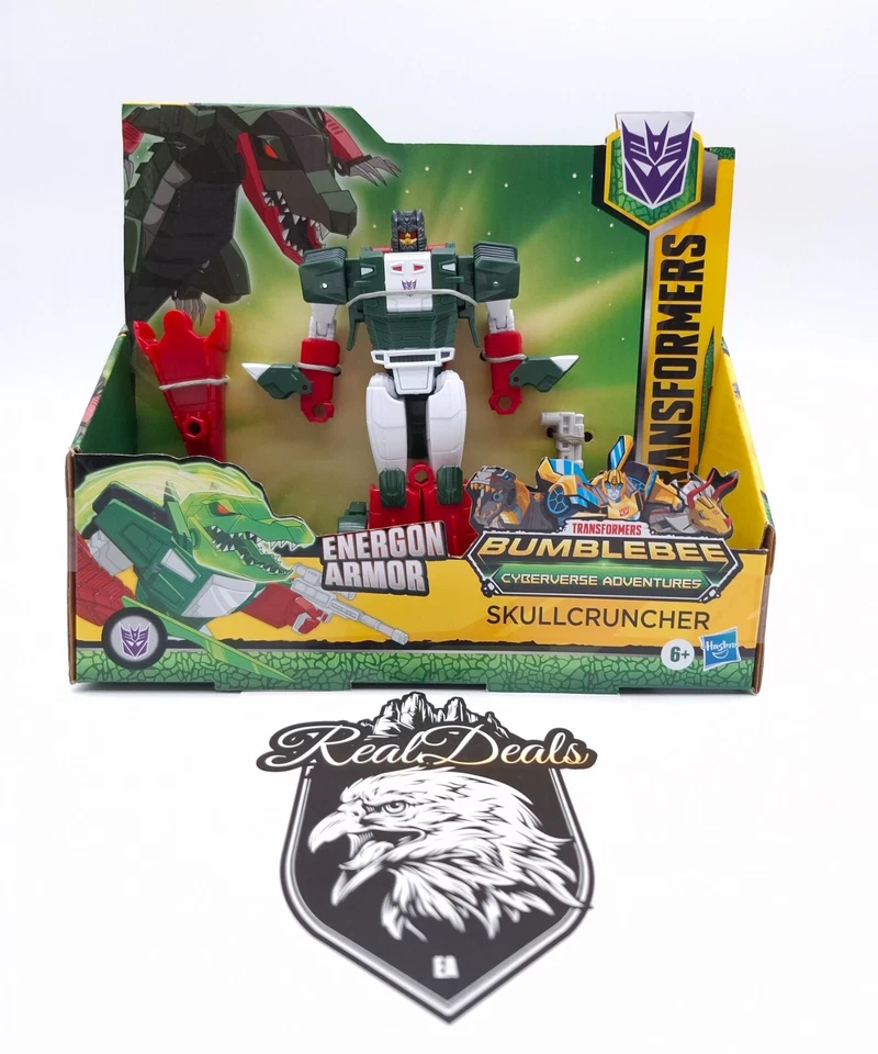 Transformers Bumblebee Cyberverse Adventures Energon Armor Skullcruncher –Hasbro - Bild 1 von 2