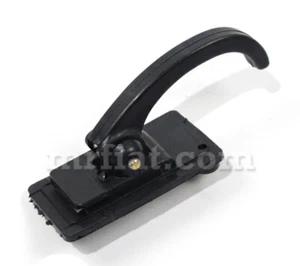 Fiat 124 127 128 131 Black Inner Door Handle New - Foto 1 di 1