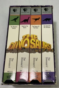 Dinosaurs - Complete Set (VHS, 1993, 4-Tape Set) PBS Home Video - Picture 1 of 8