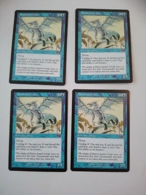 Magic the gathering Card. Pendrell Drake. Playset. Urza's Saga. 4 cards. - Image 1 of 2