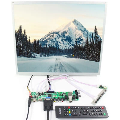 HD VGA AV USB ATV DTV Controller Board 17" G170EG01 V1 LVDS LCD Panel - Bild 1 von 4