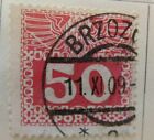 A5P34F132 Austria Postage Due Stamp 1910-13 50h used