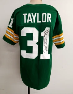 WOW! JIM TAYLOR #31 Green Bay Packers 1962 MVP SIGNED Size 48 Jersey JSA W78448 - Picture 1 of 10