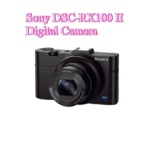 Sony DSC-RX100 II Digital Camera 20.2 MP 3.6x Zoom Compact Black Color - Picture 1 of 9