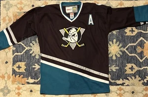 Men’s CCM VINTAGE Teemu Selanne  AUTHENTIC Jersey Anaheim Mighty Ducks SZ 52 - Picture 1 of 7