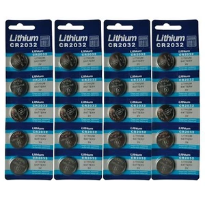20 X CR2032 Lithium Coin Batteries Button Cell 3V for Watch Remote Control Toys - Picture 1 of 2