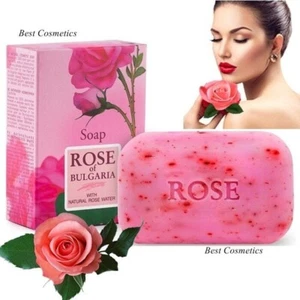 Cream Soap With Bulgarian Natural Rose Water & Glycerin Delicate Sensitive Skin - Picture 1 of 3