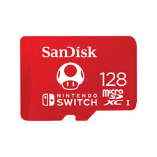 SanDisk and Nintendo Cobranded microSDXC, SQXAO, 128GB, U3, C10, UHS-1, 100MB/s