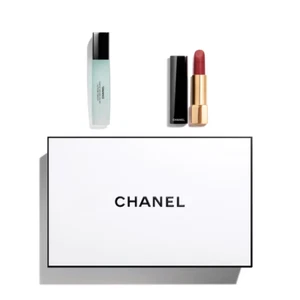 CHANEL HYDRA BEAUTY MICRO SÉRUM LÈVRES ROUGE ALLURE VELVET 58 ROUGE VIE 2Pcs Set - Picture 1 of 6