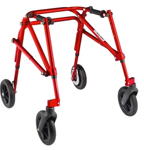 Andador Posterior Pediátrico 4 Ruedas 8" Ruedas SM Niño Tamaño Ajustar Marcha Entrenador - Imagen 1 de 5