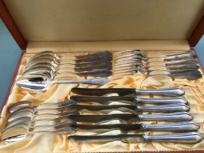 Gebr. Hepp Besteckset versilbert 6 Personen - Bild 1 von 3