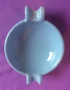 Vintage Ashtray Lovely Blue Marked A B C O Retro Porcelain Mid Century - Imagen 1 de 9