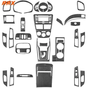 60Pcs Real Carbon Fiber Kits Whole Interior Trim For Subaru Impreza WRX 2009-11 - Picture 1 of 24