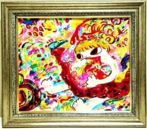 [F8 size] Rokkaku Ayako/Hand-painted/Signed/Acrylic/Oil painting collection b782 - Picture 1 of 9