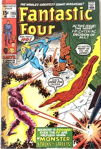 FANTASTIC FOUR. NUMBER 105. 1ST SERIES. DECEMBER 1970. JOHN ROMITA-COVER.  VG+ - Picture 1 of 7