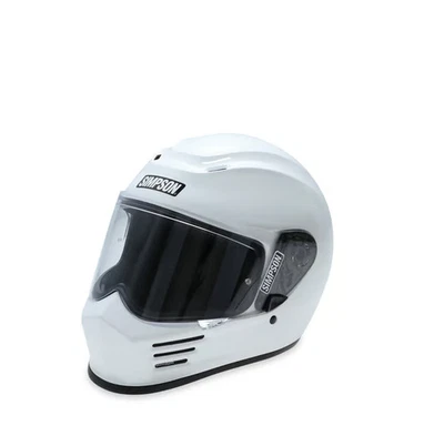 Simpson Helmet SPBL1; Speed Bandit Large Full Face White DOT/ECE - Image 1 of 2