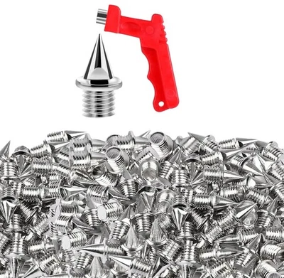 120 Piezas 1/4" Puntas de Pista Acero Inoxidable Pirámide Zapatos Picos para Cross Country Foto 1 de 4